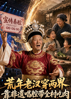 荒年老汉穿两界：靠非遗唱腔带全村吃肉（73集）一口气追完短剧