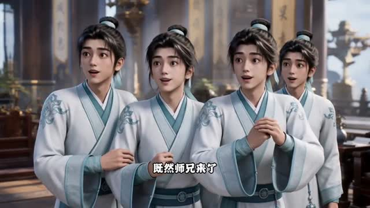 穿成宗门傻师妹，我靠吃瓜逆袭（124集）常回家看看短剧