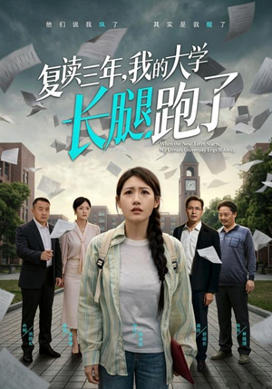 复读三年，我的大学长腿跑了（60集）每日短剧追不停