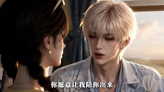 重生之孩子他爸竟是白毛少年（95集）追风的女孩短剧