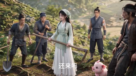 闺蜜变成小猪，我靠种田逆袭暴富（51集）全季一次看完