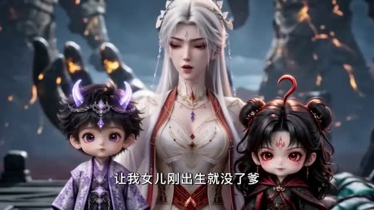 魔尊爹亲生的崽,我出生即化神(145集) 魔尊爹亲生的崽,我出生即化神(145集)大结局完美收官