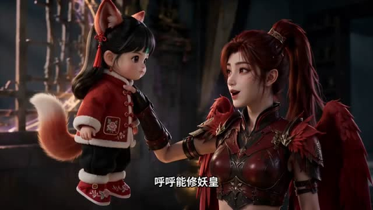 妖皇不认女，崽崽偏叫爹（77集）热门短剧免费看