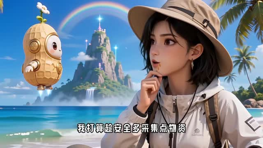海岛求生之跨时空外卖（132集）最火短剧热播中