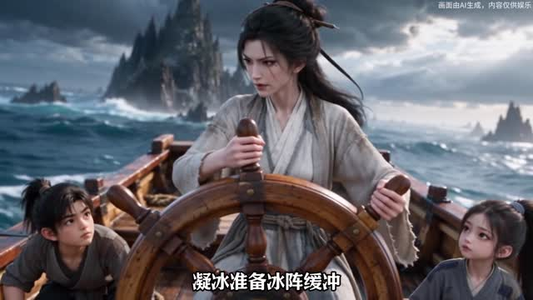 五个异能娃与铁血船娘的赶海天团 （94集）动作戏