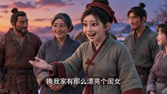 穿成悍女嫁渔夫，赶海致富旺渔村第六季（111集）太有趣了